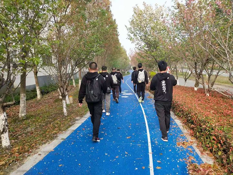 華燁篷房團隊向淀山湖出發(fā)，徒步20公里，挑戰(zhàn)自我 一路同行！